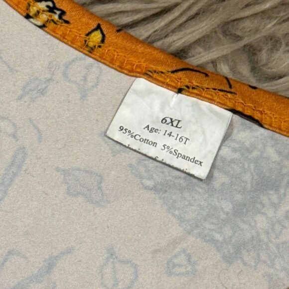 Charlie Brown Peanuts Fall Thanksgiving Dress size 14-16 - Picture 2 of 4